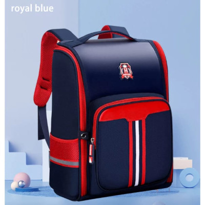 Japanese Classic Structured School Bag (Red)