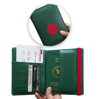 Bangladeshi flag passport cover