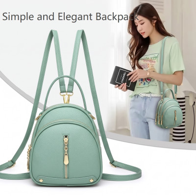 Women's Shoulder / Backpack /crossbody Bag (MINT GREEN)